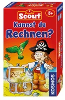 Kosmos Kinderspiel Scout Kannst du Rechnen? - Sprache: Deutsch - Kategorie: Familienspiel - Altersempfehlung ab: 5 Jahren - Spieldauer: 15 min - Min. Anzahl Spieler: 2 - Max. Anzahl Spieler: 4