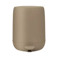 Blomus Kosmetikeimer Sono 5 l, Braun - Fassungsvermögen: 5 l - Höhe: 30.5 cm - Anzahl Behälter: 1 - Detailfarbe: Braun - Form: Rund - Material: Kunststoff