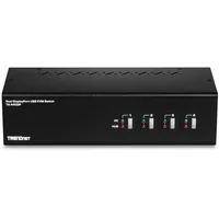 TRENDnet KVM Switch 4-port Dual Monitor DisplayPort
