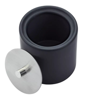 Diaqua 45192721 bathroom storage container Black Ceramic, Metal Cotton holder/dispenser