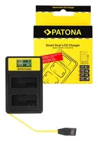 Patona Ladegerät Smart Dual LCD USB Canon LP-E8 - Kompatible Hersteller: Canon