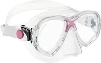 CRESSI Marea Maske Junior Klar/Pink - Detailfarbe: Transparent - Pink - Zielgruppe: Kinder - Schuhgrösse (EU): Keine - Material: Silikon - Produkttyp: Tauchmasken