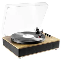 Fenton Plattenspieler mit Bluetooth RP162 Hellbraun - Detailfarbe: Hellbraun - Plattenspieler Antriebsart: Riemenantrieb - Platte Geschwindigkeit: 45 U/min - 33? U/min - 78 U/min - Tonabnehmer: Dabei - Tonarm: Gerade - Anwender: HiFi