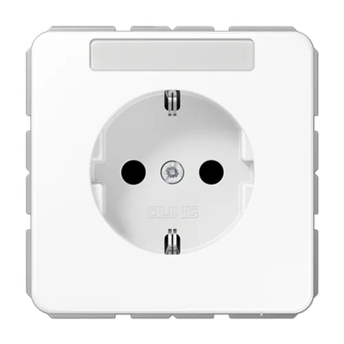 Jung CD1520NAWW SCHUKO Steckdose mit Schriftf.