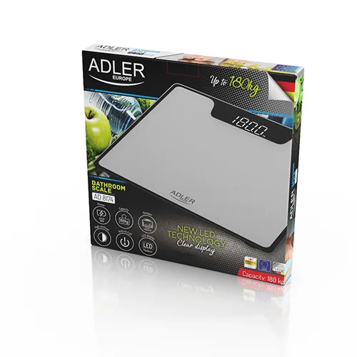 Electronic bathroom scale Adler AD 8174s LED