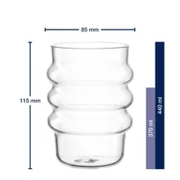 Leonardo Trinkglas Sole 440 ml, 2 Stück, Transparent - Glas Typ: Trinkglas - Material: Glas - Borosilikatglas - Detailfarbe: Transparent - Höhe: 12.1 cm - Verpackungseinheit: 2 Stück - Volumen: 440 ml