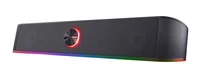 Trust Soundleiste GXT 619 Thorn - Audiokanäle: Stereo - Detailfarbe: Schwarz - Schnittstellen: 3.5 mm Mikrofon/Kopfhörer - umfunktionierbar - Ausstattung: LED-Beleuchtung