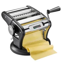 GEFU Pastamaschine Pasta Perfetta Excellence Silber - Detailfarbe: Weiss matt - Pastasorte: Lasagne - Tagliatelle - Tagliolini - Gerätetyp: Pastamaschine - Betriebsart: Manueller Betrieb - Ausstattung: Reinigungsbürste - Vakuumierschlauch - Material: Alum