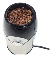 Tristar Kaffeemühle KM-2270 Schwarz/Silber - Detailfarbe: Schwarz - Silber - Ausstattung: Edelstahl Hackmesser - Kabelaufwicklung - Mahlbecher - Mahlfunktion - Sichtfenster - Mahlwerk: Messermahlsystem - Fassungsvermögen: 70 g