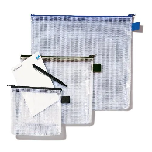 Rexel Etui Carry Mesh Bags A4 - Breite: 25.5 cm - Höhe: 0.5 cm - Tiefe: 33.7 cm - Gefüllt: Nein - Etui-Art: Etui - Material: PVC