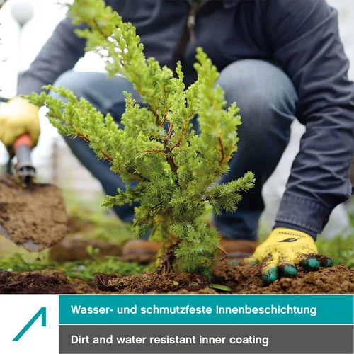 ACE Gartenhandschuh 3 Paar S Grösse: 7 - Grösse: 7 - Detailfarbe: Grün - Zielgruppe: Unisex - Anwender: Gärtner - Hobbyanwender - Grössensystem: EU - Grössentyp: Normalgrösse