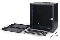 DIGITUS Netzwerk-Set 483 mm 19"" - 12HE, 540x400 mm BxTsw