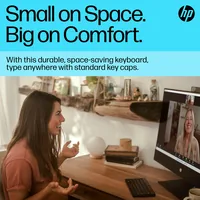 HP 350 BLK Compact Multi-Device Keyboard tastiera Casa Bluetooth Nero
