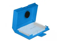 Delock Schutzgehäuse für 3.5? HDD blau - Zubehörtyp: Aufbewahrung