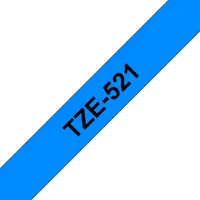 TZE-521 LAMINATED TAPE 9MM 8M BLACK ON BLUE
