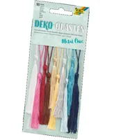 Folia Anhänger Deko-Quasten, 10 Stück - Detailfarbe: Mehrfarbig