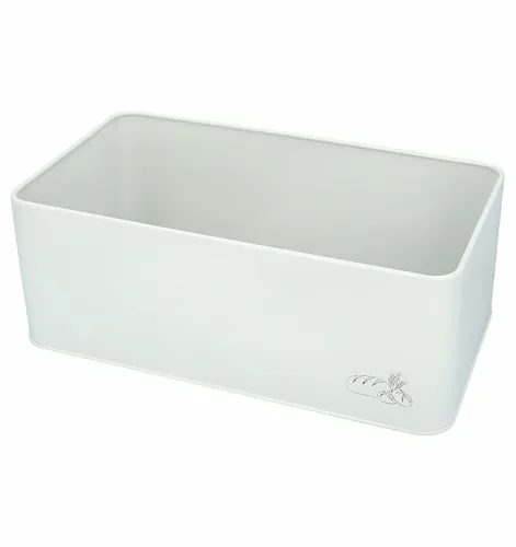 RBV Birkmann Brotkasten Laib und Seele Weiss - Brotvariante: Brot - Material: Metall - Detailfarbe: Weiss - Inkl. Schneidebrett: Ja