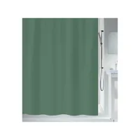 spirella Duschvorhang Primo 180 x 180 cm, Dunkelgrün - Breite: 180 cm - Höhe: 180 cm - Detailfarbe: Dunkelgrün - Produkttyp: Duschvorhang - Detailmaterial: Polyester (PES) - Grundmaterial: Polyester (PES)