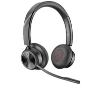 HP Poly Savi 7320-M Office Stereo DECT 1880-1900 MHz Headset Kopfhörer Kabelgebunden Kopfband Anrufe/Musik Bluetooth Ladestation Schwarz