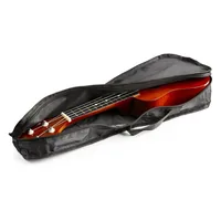 MAX Ukulele UKEY Set Soprano Dunkel Natur 21 Zoll