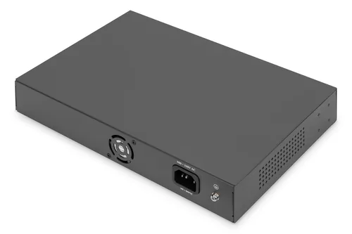 DIGITUS Switch 16-Port 10100 32W PoE schwarz