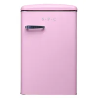 SPC Kühlschrank KS2777-6 Pink, Rechts - Energieeffizienzklasse: C - Bauart: Freistehend - Einbaunormen: CH 55 - Nutzinhalt Kühlen: 95 l - Nutzinhalt Gefrieren: 13 l - Breite: 55 cm