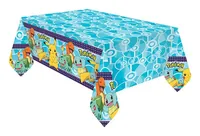 Amscan Tischdecke Pokemon 120 x 180 cm - Material: Kunststoff - Eigenschaften: Keine Eigenschaft - Breite: 180 cm - Länge: 120 cm - Motiv: Pokémon - Detailfarbe: Hellblau - Mehrfarbig