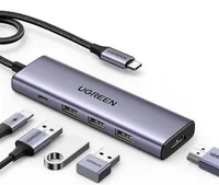 UGREEN USB-C Hub 5-in-1 15596 3x USB-A,1x USB-C,1x HDMI