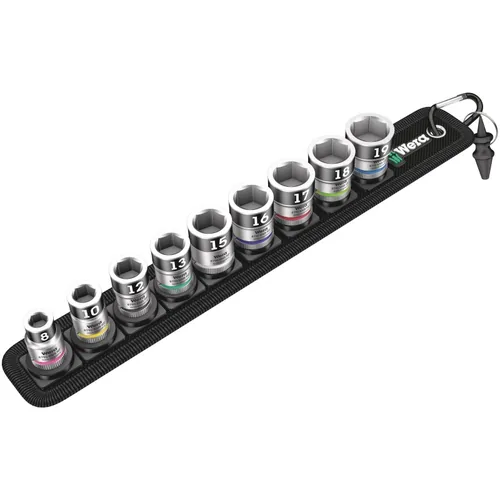 Wera Steckschlüsseleinsatz Belt B 1 Zyklop 3/8 - Grösse: 8 - 19 mm - Set: Ja - Werkzeugtyp: Steckschlüssel