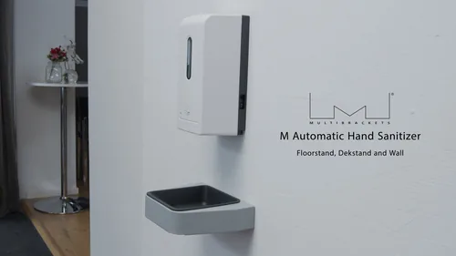 Multibrackets Desinfektionsmittelständer Hygienebox Stand weiss / 9646 - Produktkategorie: Desinfektionsmittelständer - Detailfarbe: Weiss