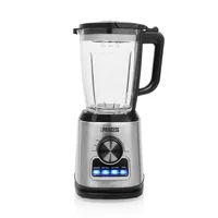 Princess Standmixer 212094 Schwarz/Silber - Motorleistung: 1400 W - Funktionen: Zerkleinern - Messbecher - Mixen - Smoothies - Reinigung und Pulse - Ice Crush - LCD-Display - Fassungsvermögen Saftbehälter: 1.75 l - Detailfarbe: Silber - Schwarz