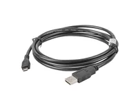 Lanberg CA-USBM-10CC-0018-BK USB cable USB 2.0 1.8 m Micro-USB B USB A Black