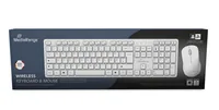MediaRange Funk-Tastatur und Maus Set, QWERTZ , Weiß