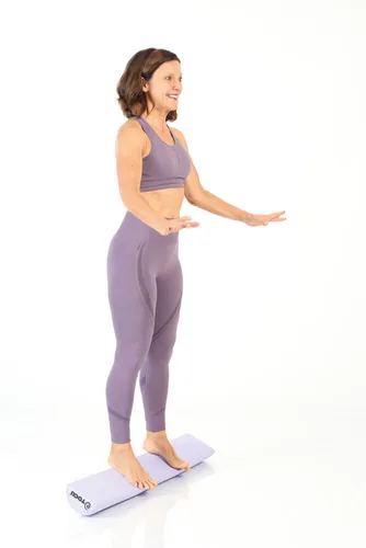 TOGU Pilates Halbrolle Premium - Zubehörtyp: Rolle - Produktkategorie: Sonstiges - Eigenschaften: Keine Eigenschaft - Farbe: Lila