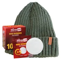 Thermopad multi BEANIE Merino inkl. 10 Miniwärmer - Olive - Grösse: One Size