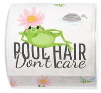Paper + Design Toilettenpapier Pool Hair  Rollen, 3-lagig, Mehrfarbig - Anzahl Rollen: 1 - Anzahl Lagen: 3 - Anzahl Blatt: 200 × - Detailfarbe: Mehrfarbig - Natürlich Leben: Keine Besonderheiten