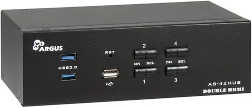 Inter-Tech AS-42HUS KVM switch Black