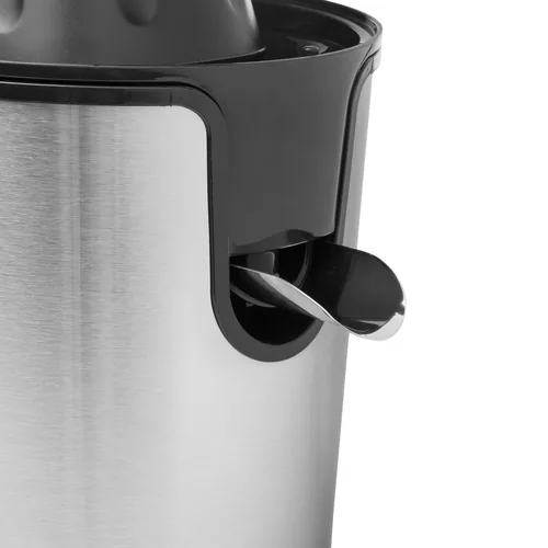 Tristar Zitruspresse CP-3002 Schwarz - Materialtyp: Metall - Material: Edelstahl - Ausstattung: Kabelaufwicklung - 2 Kegel - Anti-Rutsch-Füsse - Detailfarbe: Schwarz - Gerätetyp: Zitruspresse - Set: Nein