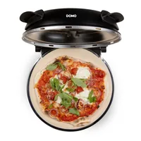 Domo DO9285PZ pizza maker/oven 1 pizza(s) 1200 W Black