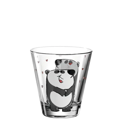 Leonardo Kindertrinkglas Bambini Panda, 6-teilig - Art: Kindertrinkglas - Materialtyp: Glas - Material: Glas - Eigenschaften: Keine Eigenschaft - Detailfarbe: Schwarz - Transparent - Weiss - Spülmaschinenfest: Ja
