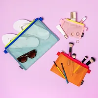 Remember Necessaire Mesh Bag Set Alice 3-er Set, Mehrfarbig - Gefüllt: Nein - Etui-Art: Accessoires-Tasche - Detailfarbe: Mehrfarbig - Material: PES