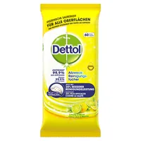 Dettol Küchen Allzweck-Reinigungstücher Limette & Minze 60 Stück - Packungsgrösse: 60 Stück - Einsatzgebiet: Oberflächen - Eigenschaft: Tuch