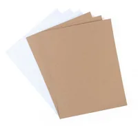 Silhouette Wellpapier corrugated paper Weiss - Papiertyp: Wellpapier - Geeignet für Drucker: Nein - Papierfarbe: Weiss - Papierformat: 21.5 x 28 cm - Mediengewicht: 180 g/m² - Selbstklebend: Ja