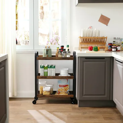 Vasagle Serving Cart On Wheels