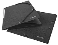 BIELLA Gummibandmappe A4 17840002U schwarz, 590gm2 220 Bl.