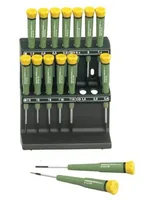 Proxxon Industrial Schraubenzieher-Set MICRO 15-teilig - Anwendungsbereich: Elektronik & Feinmechanik - Schraubenziehertyp: Hexagonal - Phillips - Schlitz - Torx