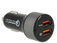 Navilock Adapter USB DC 12-24V KFZ > 2 x USB Quickcharge 3.0
