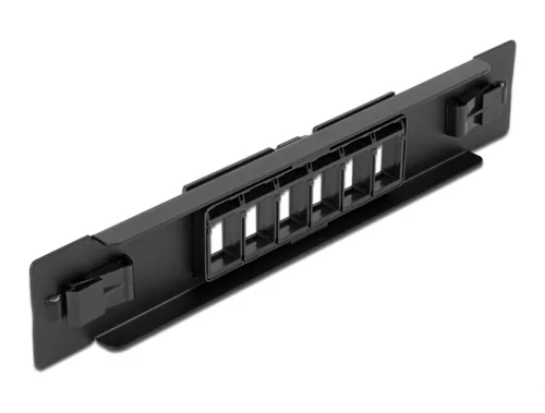 Delock Patchpanel 10? Keystone 6-Port 10 Rack - Montage: 10 Rack - Anzahl Ports: 6 - Patchpaneltyp: Keystone - Patchpanel Cat: Leerpanel