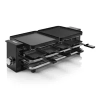 Princess Racletteofen Piano 8 Personen - Anzahl Personen: 8 - Funktionen: Raclette - Connect-System: Keine Angaben - Grillplatte: Aluminium - Pfännchenablage: Ja