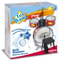Bontempi Musikinstrument Schlagzeug 4er-Set - Produkttyp: Schlagzeug - Altersempfehlung ab: 3 Jahren - Eigenschaften: Keine Eigenschaft - Zertifikate: Keine Zertifizierung